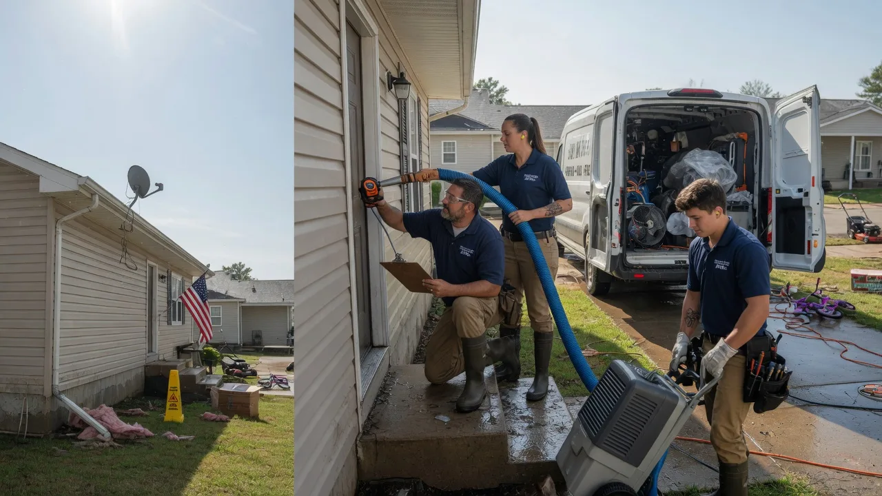 Ceiling Water Damage Restoration in Thurston, NE near me